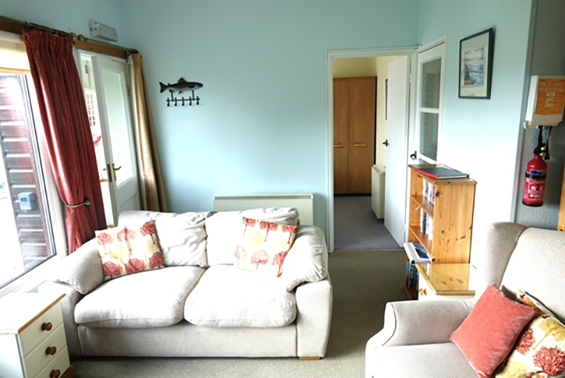 Living Room at Foxgloves  Bungalow Holiday Accommodation Lounge Welcombe North Devon