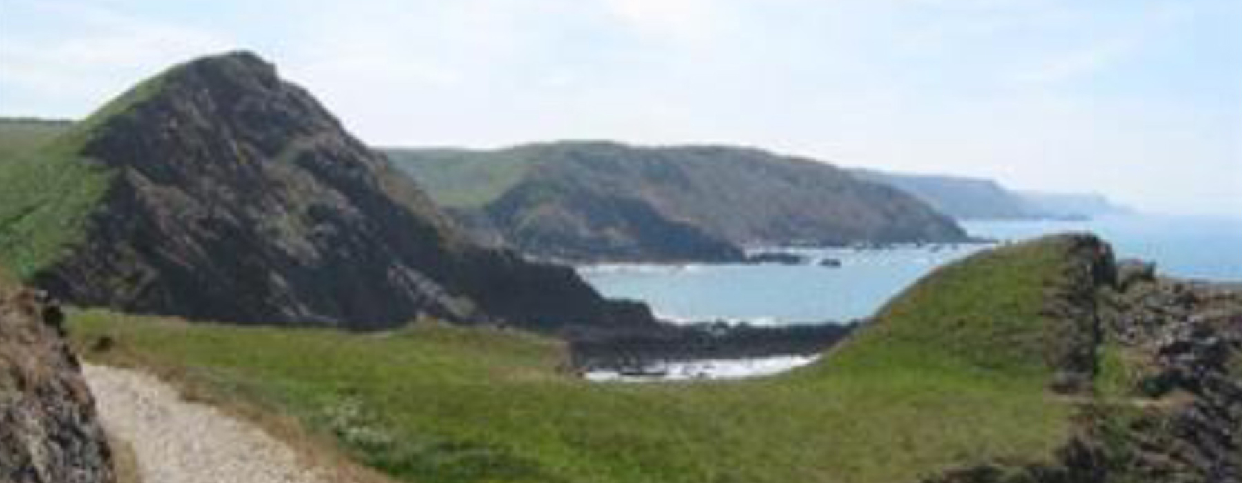 The local coastal path at Welcombe  Dog Friendly Holiday Accommodation Welcombe North Devon