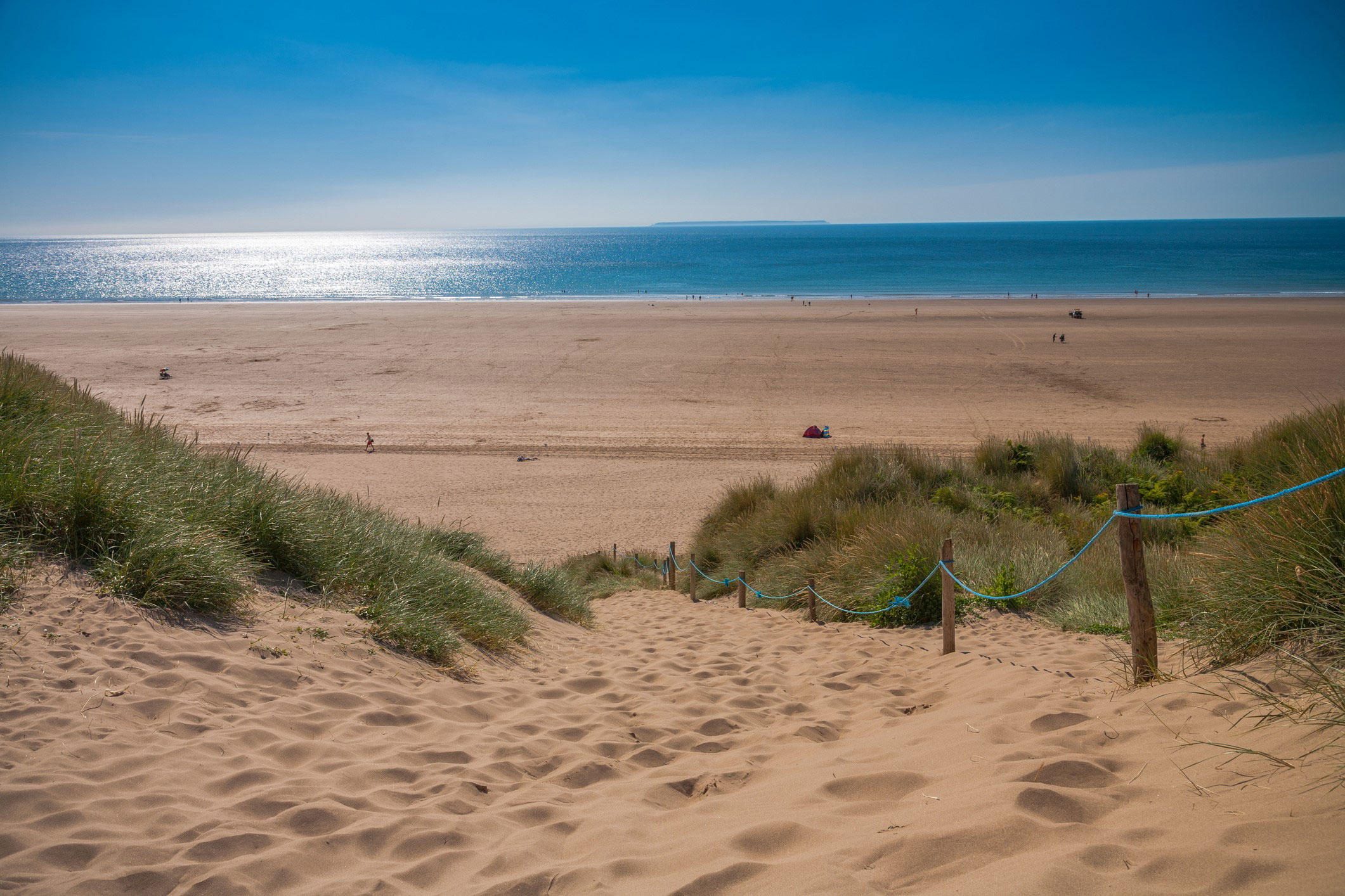 Instow beach and sand dunes dog friendly Beach